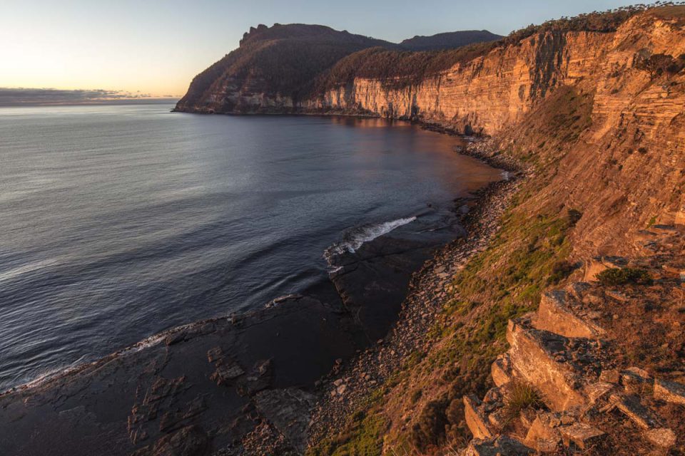 Australian coastline on the Maria Island Walk